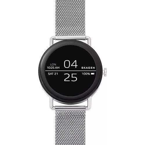 Image of Connected Falster smartwatch mat rustfri stål quartz med digtal display herre ur fra Skagen Connected, SKT5000